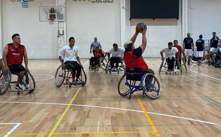 Realizaron en Metepec Torneo de Basquetbol Sobre Silla de Ruedas 