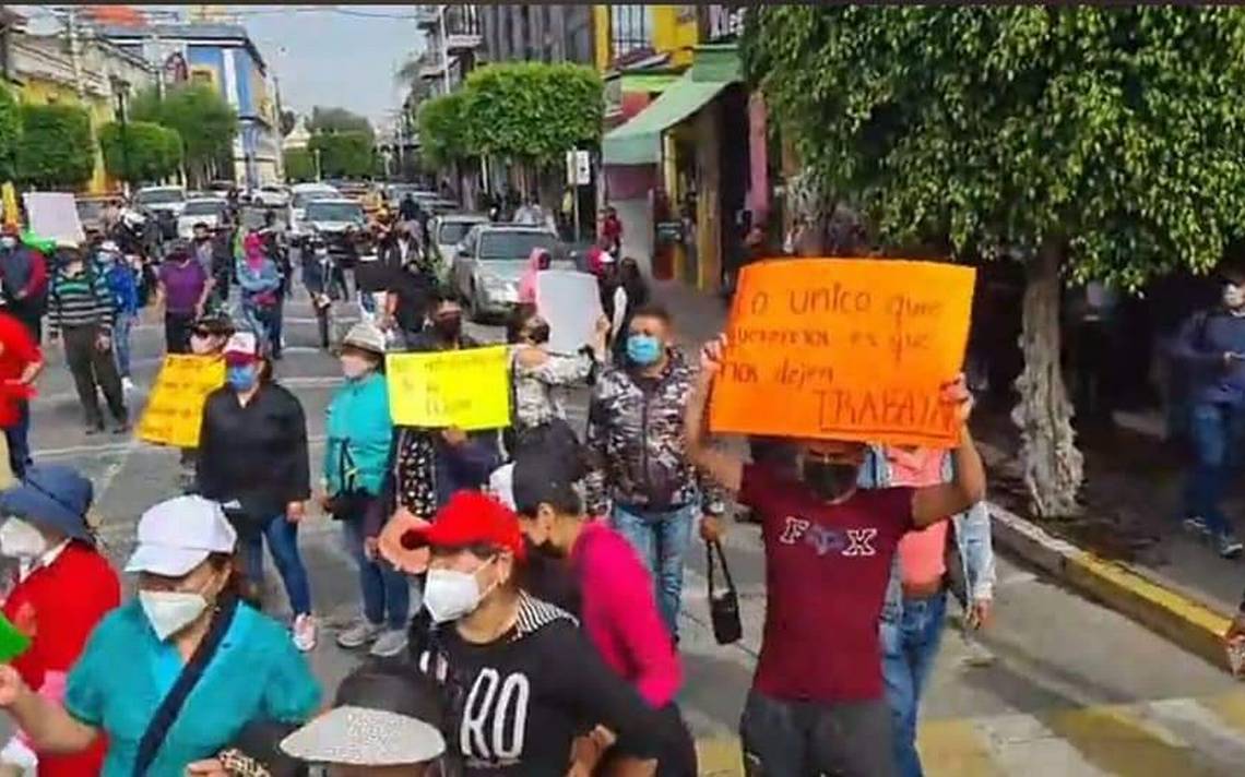 Comerciantes realizan bloqueos en Texcoco - El Sol de Toluca | Noticias ...