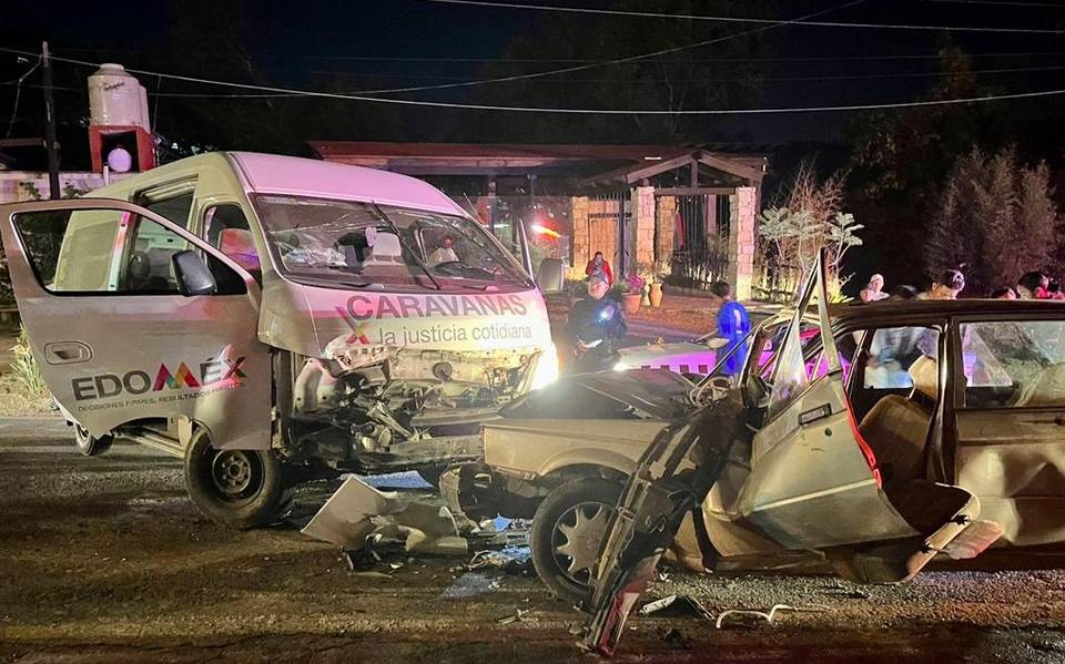 Choque en la Toluca Tenancingo deja cinco personas lesionadas El