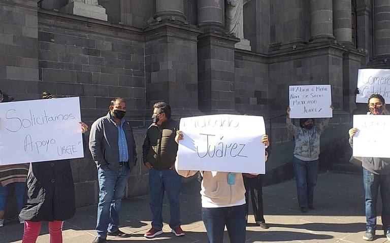 Locatarios del mercado Juárez se manifiestan; piden que los dejen trabajar  - El Sol de Toluca | Noticias Locales, Policiacas, sobre México, Edomex y  el Mundo