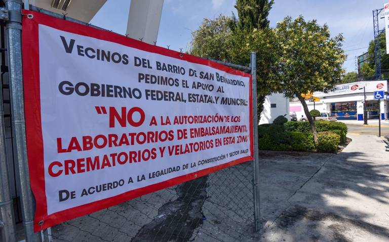 Continúa el conflicto entre vecinos y crematorio de San Bernardino - El Sol  de Toluca | Noticias Locales, Policiacas, sobre México, Edomex y el Mundo