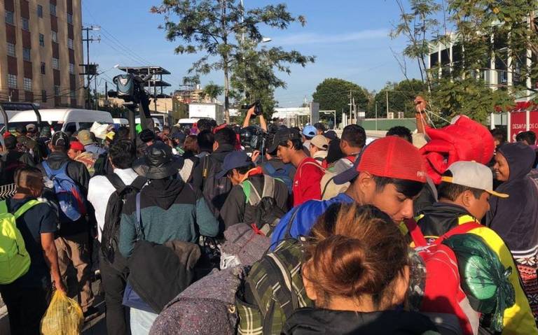 Entra al Edomex caravana de migrantes centroamericanos El Sol de