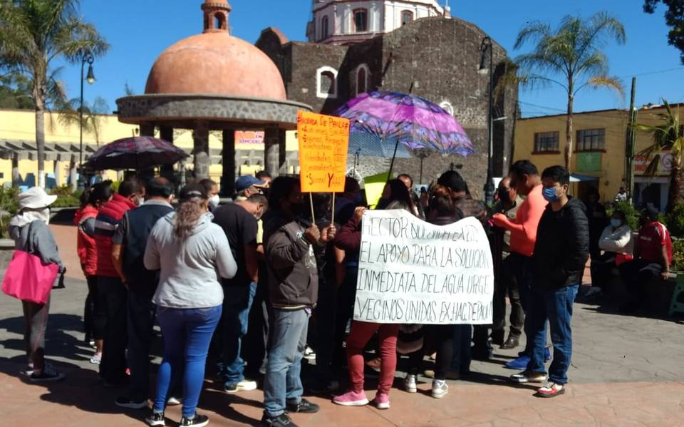 Residentes de ex Hacienda de Paula se manifiestan; piden suministro de agua  potable - El Sol de Toluca | Noticias Locales, Policiacas, sobre México,  Edomex y el Mundo